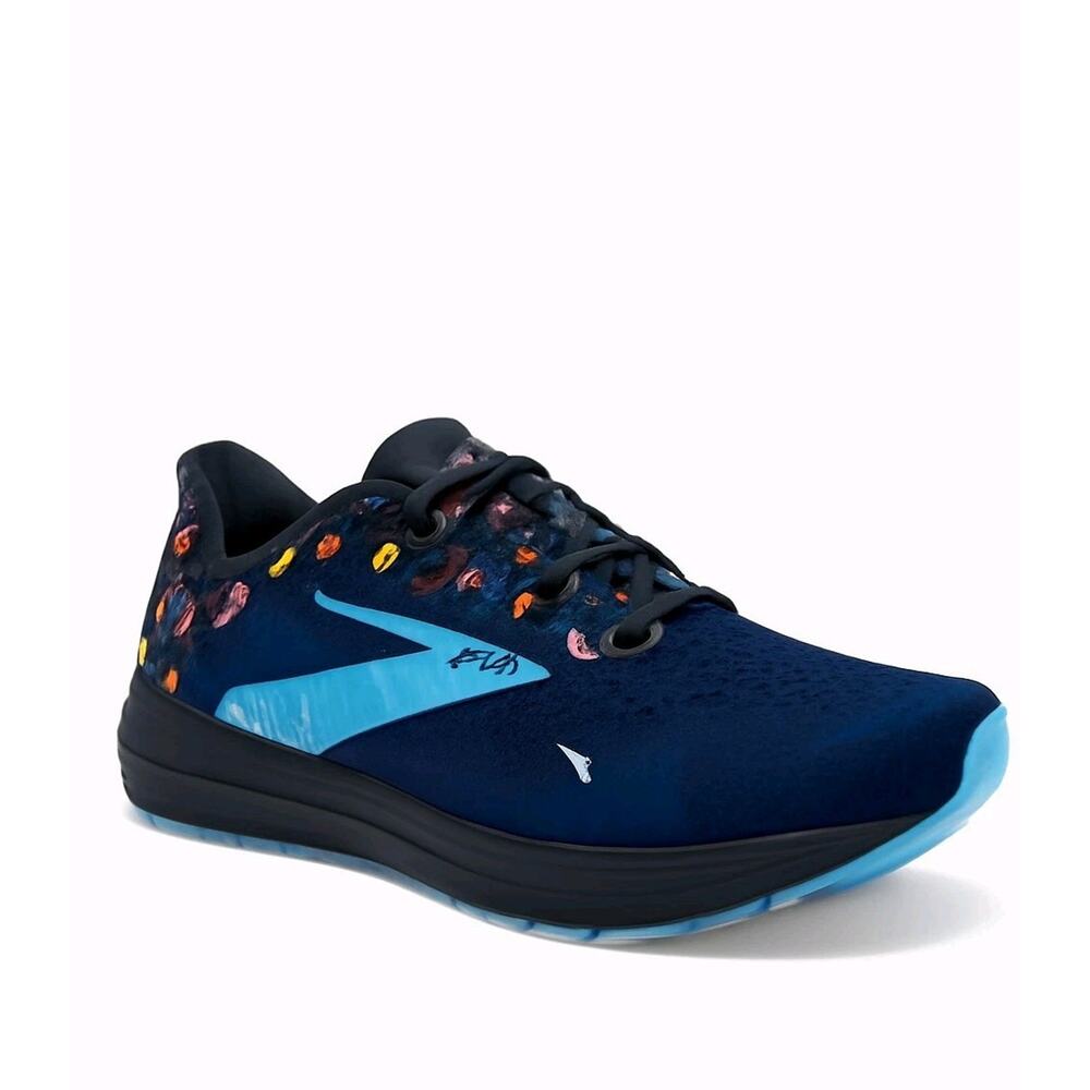 Men's Brooks Launch 9 Blue Trix Lucky Charm Running Shoes Sneakers Size 12 M